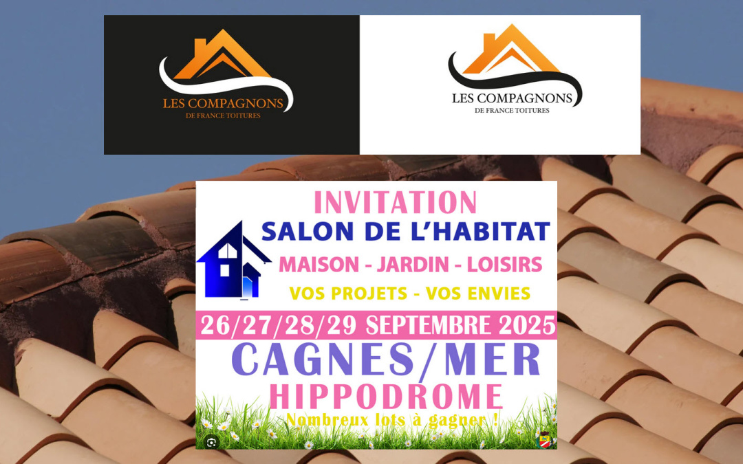 Les Compagnons de France Toiture présent au salon de l&rsquo;habitat à Cagnes sur mer