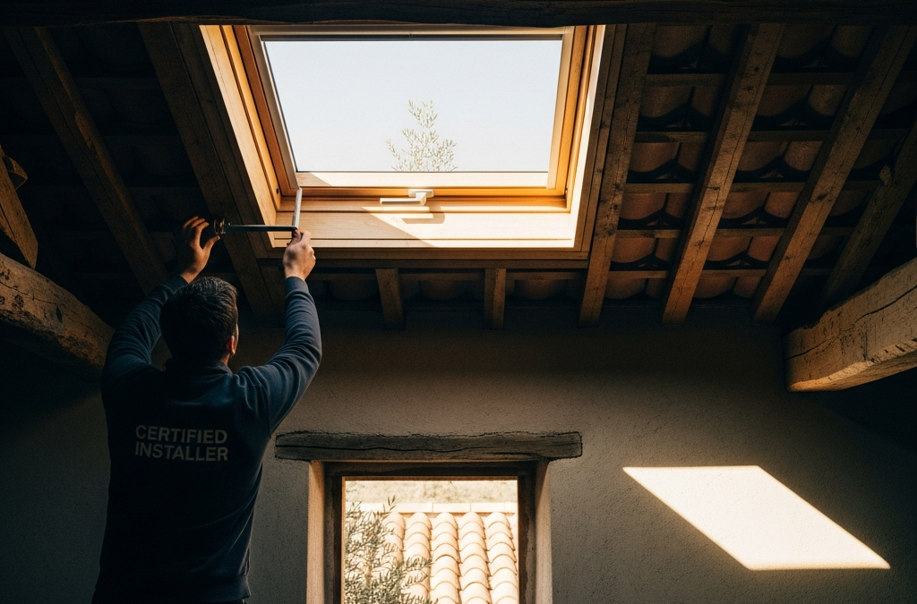 Pose de Velux et fenêtres de toit : apportez de la lumière pour l&rsquo;été